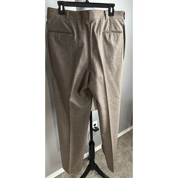 Nino Cerruti Vintage Brown Wool 3 Piece Men’s Suit Blazer Vest Pants No Sz Tag - Picture 6 of 9